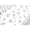 *Exclusive* Adventures in Wonderland Crib Sheet, Aqua - Crib Sheets - 1 - thumbnail