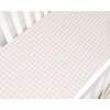 Picnic Gingham Crib Sheet, Pink - Crib Sheets - 1 - thumbnail