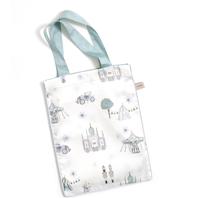 *Exclusive* Adventures in Wonderland Crib Sheet, Aqua - Crib Sheets - 2