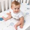 Touch The Sky Crib Sheet, Blue - Crib Sheets - 5