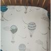Touch The Sky Crib Sheet, Blue - Crib Sheets - 6