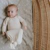 Bird's Song Crib Sheet, Grey - Crib Sheets - 2