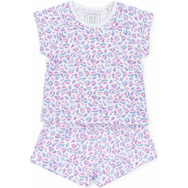 Emery Girls' Short Set, Seashells on the Seashore - Mixed Apparel Set - 1