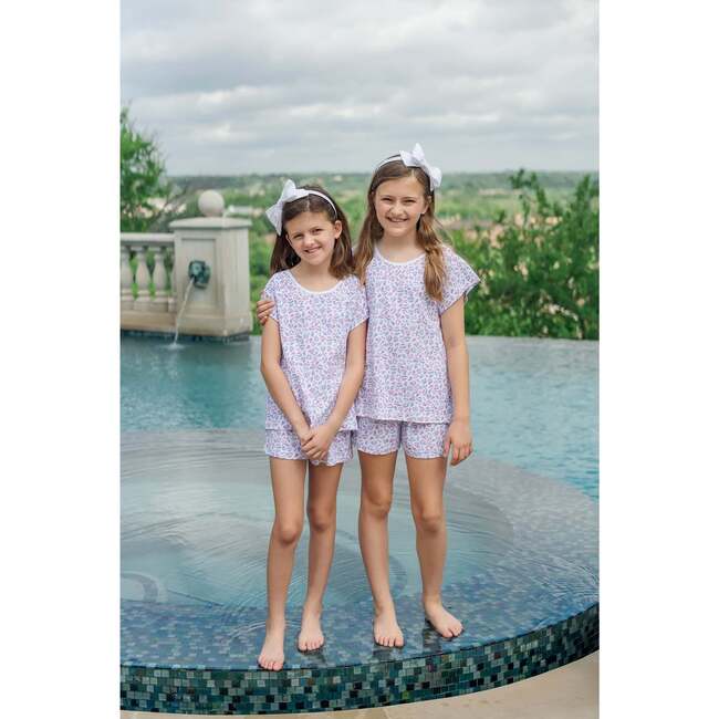 Emery Girls' Short Set, Seashells on the Seashore - Mixed Apparel Set - 2