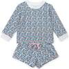 Stella Girls' Sweatshirt Short Set, Autumn Blooms - Mixed Apparel Set - 1 - thumbnail