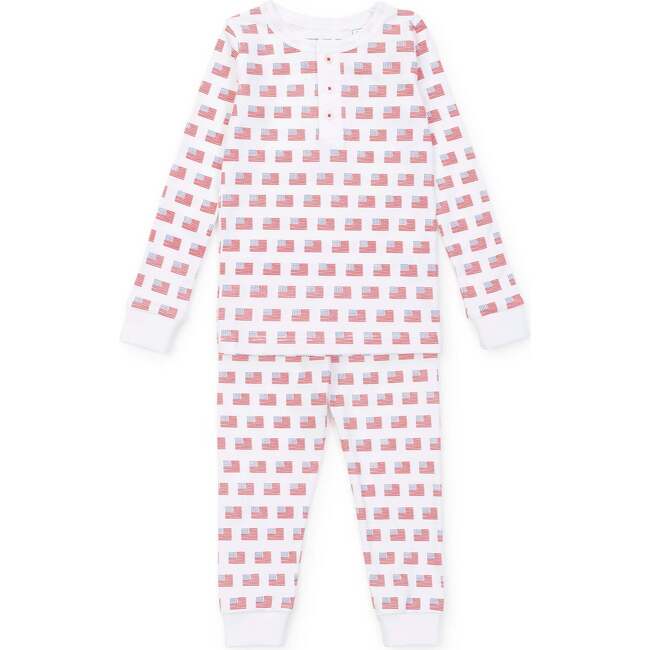 Jack Boys' Pajama Pant Set, American Flag - Pajamas - 1