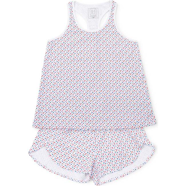 Alyssa Women's Pajama Short Set, Star Spangled - Pajamas - 1