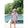 Marion Girls' Pima Cotton Bubble, Sandcastles Pink - Rompers - 2