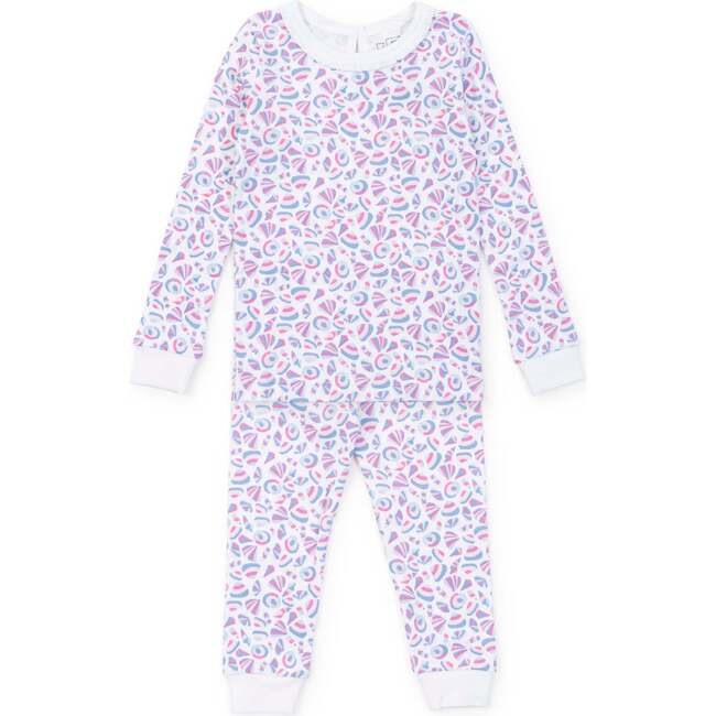 Ava Girls' Pajama Pant Set, Seashells on the Seashore