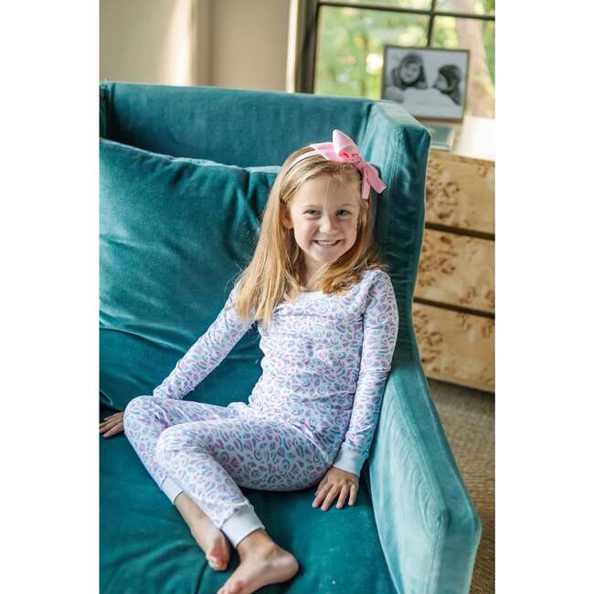 Ava Girls' Pajama Pant Set, Seashells on the Seashore - Pajamas - 2