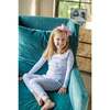 Ava Girls' Pajama Pant Set, Seashells on the Seashore - Pajamas - 2