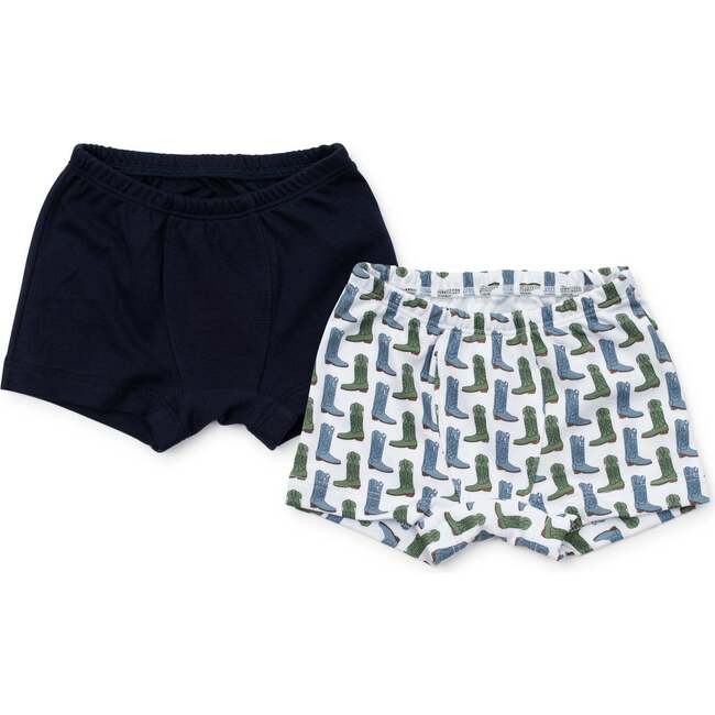 James Boys' Underwear Set, Cowboy Boots/Navy - Underwear - 1