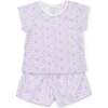 Emery Girls' Short Set, Sandcastles Pink - Mixed Apparel Set - 1 - thumbnail