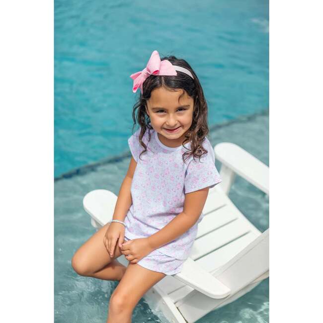 Emery Girls' Short Set, Sandcastles Pink - Mixed Apparel Set - 2