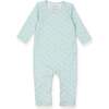 Thompson Pima Cotton Romper, Stars by the Sea Green - Rompers - 1 - thumbnail