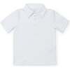 Griffin Pima Cotton Polo Golf Shirt, White - Polo Shirts - 1 - thumbnail