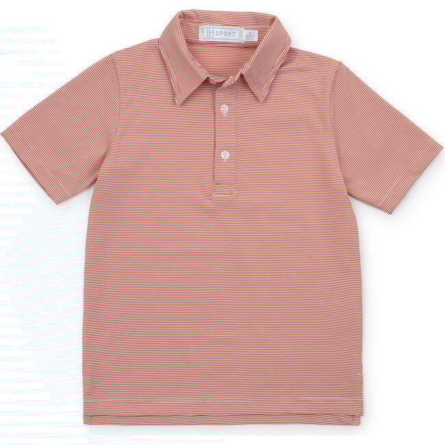 Will Performance Polo Shirt - Orange Stripes