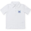 Griffin Pima Cotton Polo Golf Shirt, White - Polo Shirts - 2