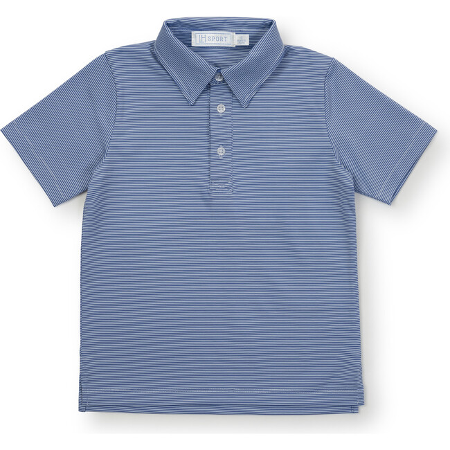 Will Performance Polo Shirt, Blue Stripes