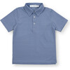 Will Performance Polo Shirt, Blue Stripes - Polo Shirts - 1 - thumbnail