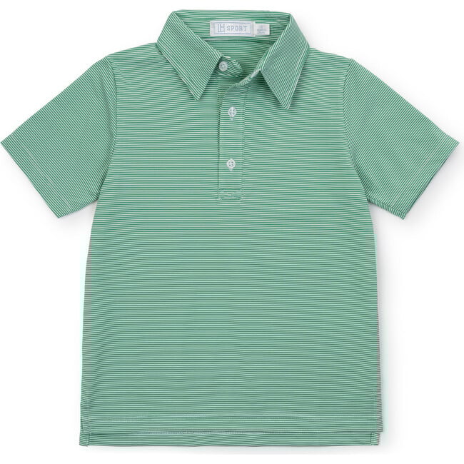 Will Performance Polo Shirt - Green Stripes