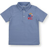 Will Performance Polo Shirt, Blue Stripes - Polo Shirts - 4