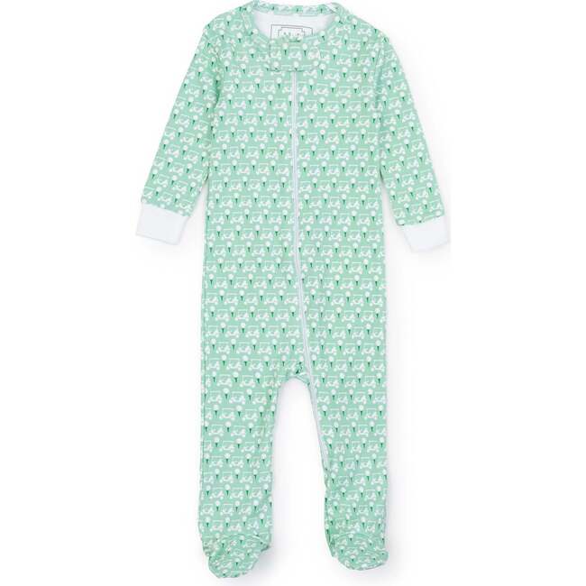 Parker Boys' Zipper Pajama, Golf Putting Green