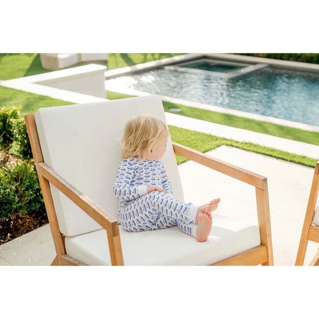 Parker Zipper Pajama, Bayside Boats - Footie Pajamas - 4