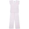 Mamie Women's Pajama Pant Set, Bunny Hop Pink - Pajamas - 1 - thumbnail