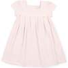 Lizzy Girls' Woven Cotton Dress, Light Pink - Dresses - 1 - thumbnail