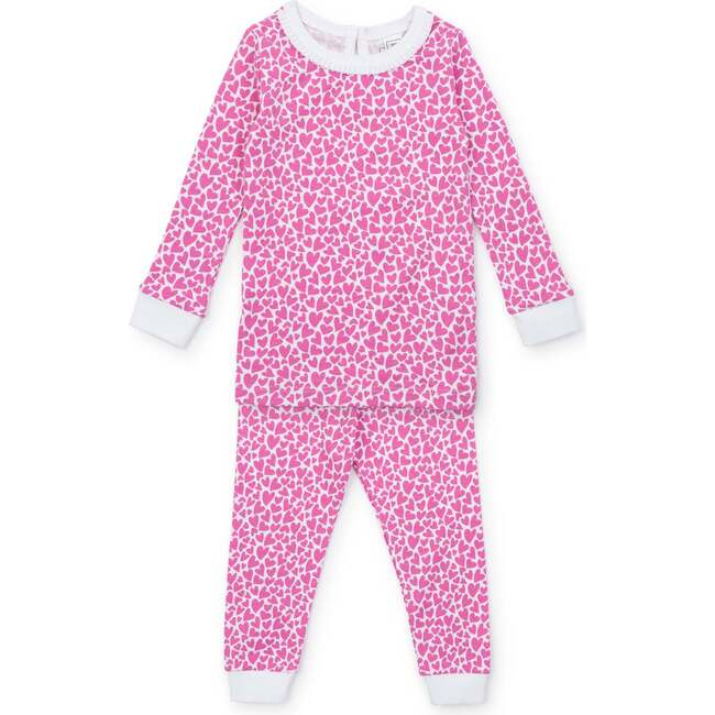Ava Girls' Pajama Pant Set, I Heart You Pink - Pajamas - 1
