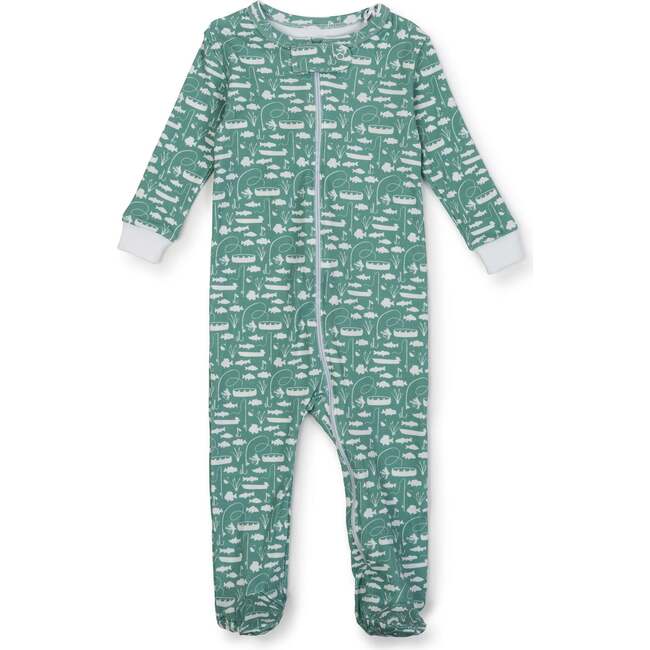 Parker Zipper Pajama - Gone Fishing - Pajamas - 1