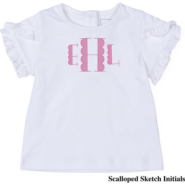 Winnie Girls' Pima Cotton Shirt, White - Shirts - 3