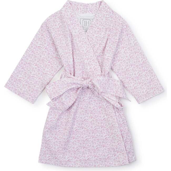 Gwen Girls' Spa Wrap, Pretty Pink Blooms - Robes - 1