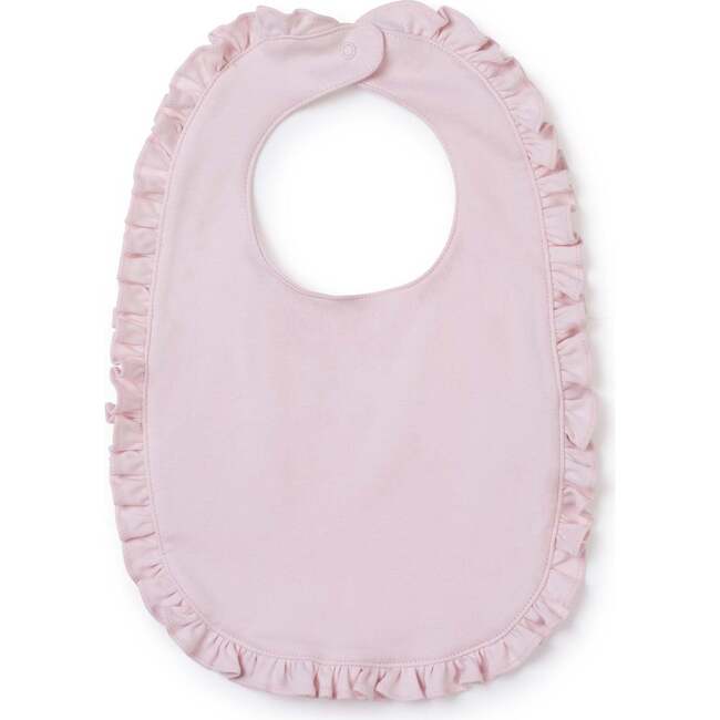 Ruffled Edge Bib, Light Pink