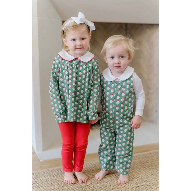 Harrison Boys' Woven Longall - Hey Santa - Rompers - 4