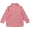 Sam Quarter Zip Pullover, Red Stripes - Jackets - 1 - thumbnail