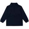Sam Quarter Zip Pullover, Navy - Jackets - 1 - thumbnail
