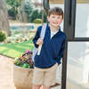 Sam Quarter Zip Pullover, Navy - Jackets - 2