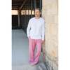 Brent Pima Cotton Pajama Pant, Red Stripes - Pajamas - 3