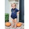 Palmer Boys Pima Cotton Bubble, Navy - Onesies - 2