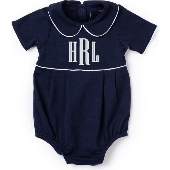Palmer Boys Pima Cotton Bubble, Navy - Onesies - 4