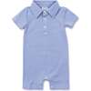 Tripp Boys' Polo Shortall, Blue Stripes - Rompers - 1 - thumbnail