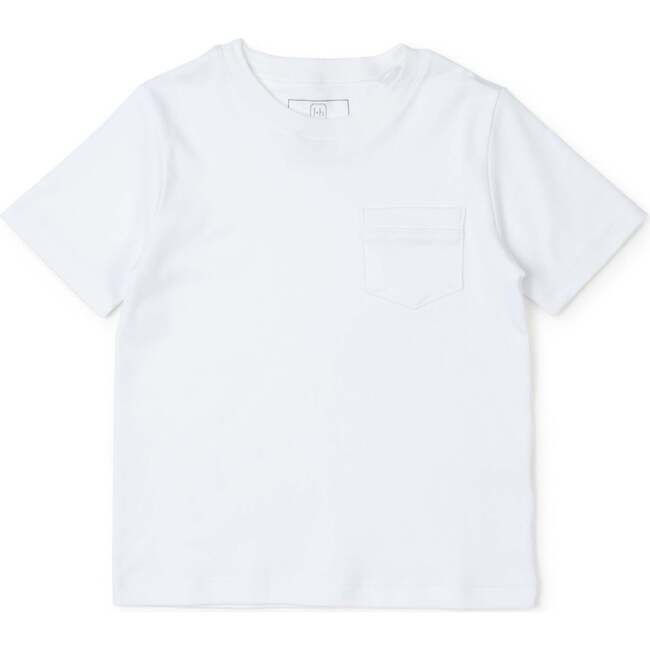 Charles Men's Shortsleeve Pocket T-shirt, White