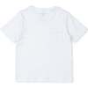 Charles Men's Shortsleeve Pocket T-shirt, White - T-Shirts - 1 - thumbnail