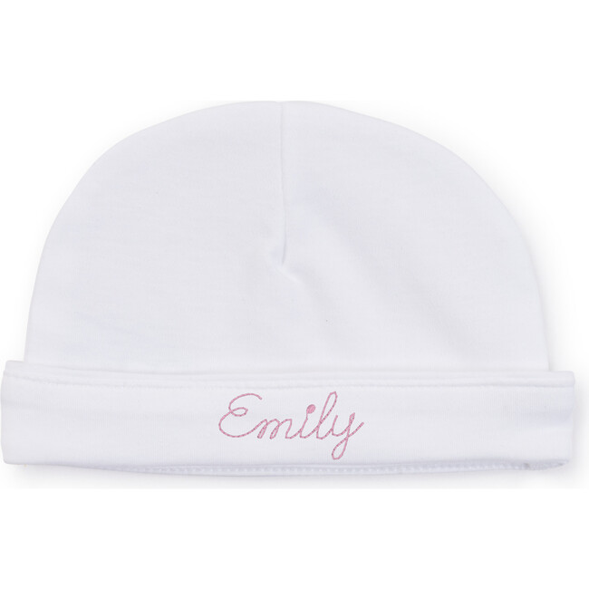 Pima Cotton Baby Hat, White - Hats - 2