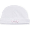 Pima Cotton Baby Hat, White - Hats - 2