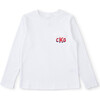 Blake Boys Longsleeve Pocket T-shirt, White - Shirts - 2