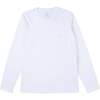 Blake Mens Longsleeve Pocket T-shirt, White - Shirts - 1 - thumbnail