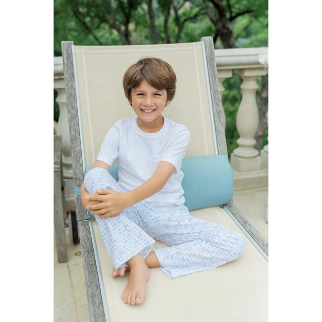 Charles Boys' Pima Cotton Pocket T-shirt, White - T-Shirts - 2
